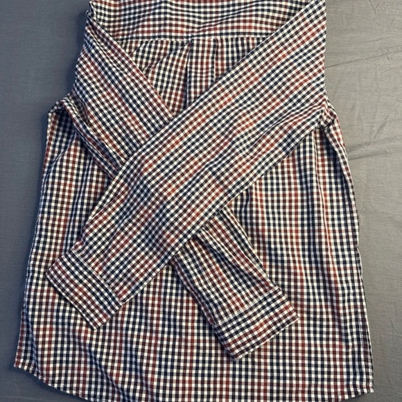 U.S. Polo Assn. Red, Navy & White Gingham Button-Down Shirt - Picture 8 of 11